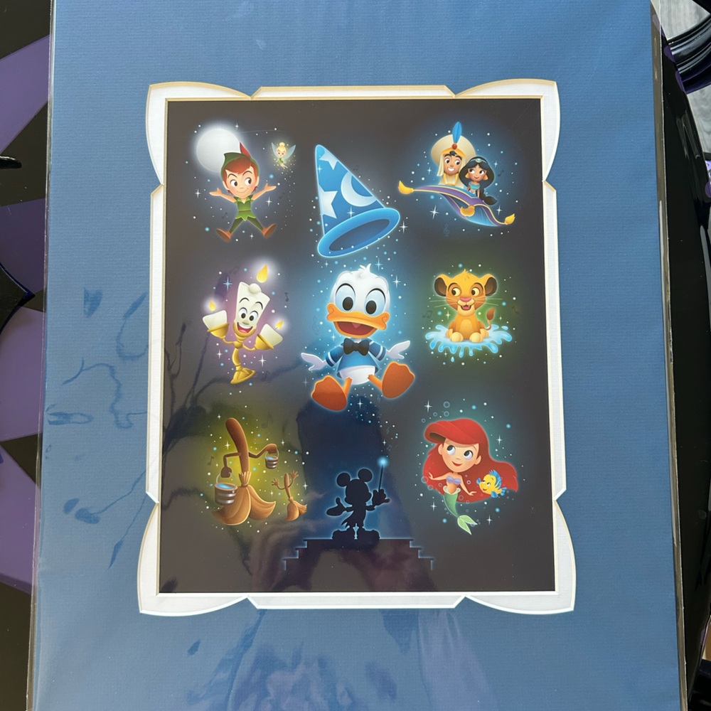 Disney Lithograph A Symphony of Cute
